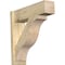Ekena Millwork Funston Block Rough Sawn Outlooker, Douglas Fir, 8"W x 28"D x 28"H OUT08X28X28FST05RDF - alternate 1